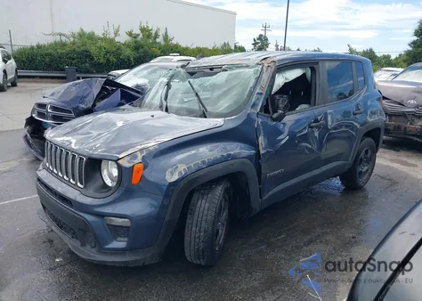 2020 Jeep Renegade Sport Fwd z USA, uszkodzony, nr VIN ZACNJAAB8LPL25581